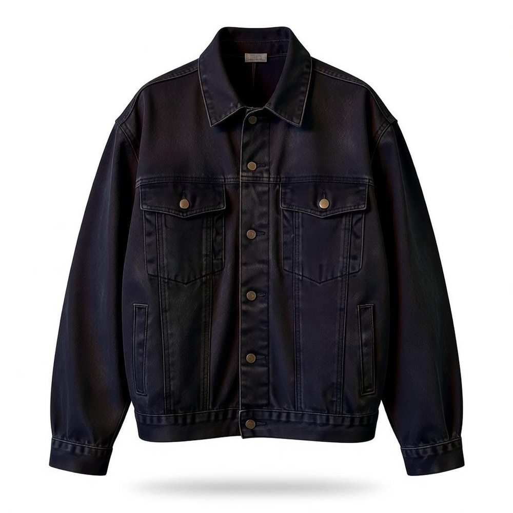 Vintage Guess by Georges Marciano Black Denim Jacket The Clash “London Calling” - Picture 2 of 7